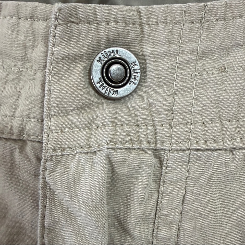 Kuhl Mens Kontra Air Pant Gary light khaki lightweight hiking nylon 36X30 - Picture 8 of 13